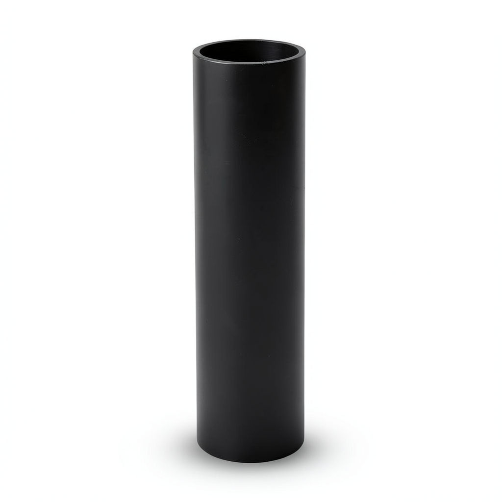 مواسير HDPE ضغط 6 بار PE 80 قطر خارجي 450 mm سمك 20.5 mm لون أسود