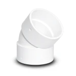كوع UPVC زاوية °45 1 إنش أبيض