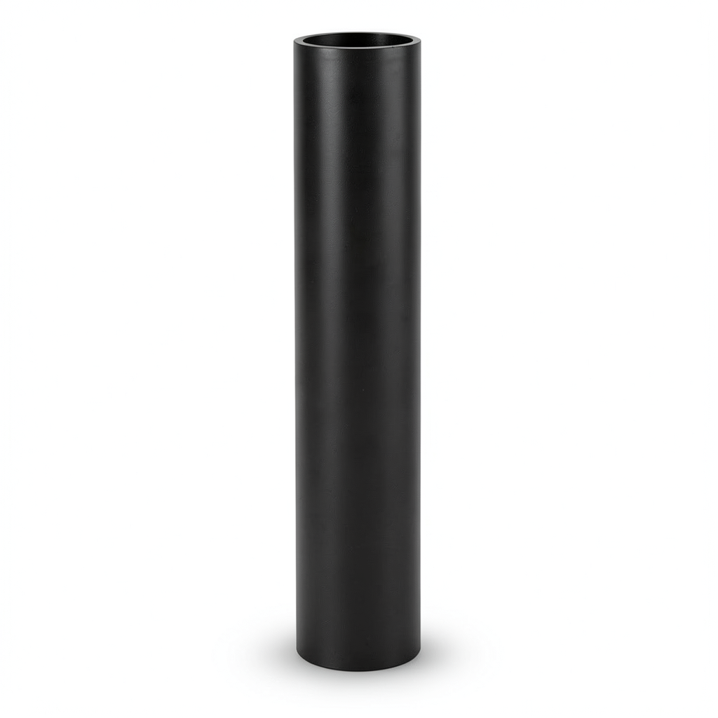 HDPE Plastic Pipe PN 16 Bar PE 100 Size 280 mm Thickness 25.4 mm Black