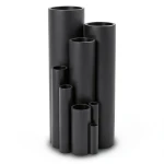 انابيب بلاستيك HDPE ضغط اسمي 16 بار PE 100 مقاس 400 مم سماكة 36.3 مم لون اسود
