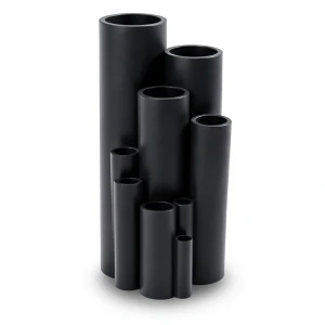 مواسير بلاستيك HDPE ضغط 16 بار PE 80 مقاس 110 ملم سمك 12.3 ملم لون اسود