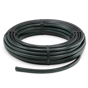 لفة انابيب HDPE ضغط 16 بار PE 100، قطر خارجي 20 مم، سمك 1.9 مم، لون اسود