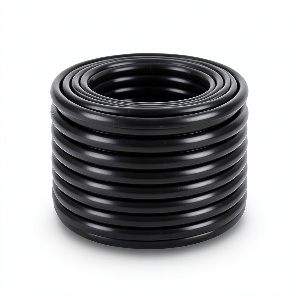 لفة انابيب HDPE ضغط 16 بار PE 80 مقاس 40 مم سماكة 3.7 مم لون اسود