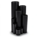 أنابيب HDPE ضغط 16 بار [PE 80] قطر خارجي 50 ملم سمك 4.6 ملم لون أسود
