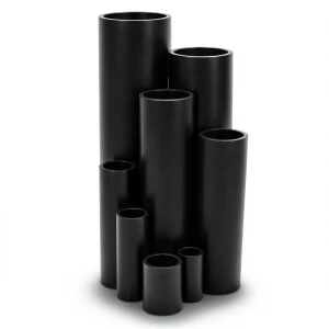 أنابيب HDPE ضغط 16 بار [PE 80] قطر خارجي 50 ملم سمك 4.6 ملم لون أسود