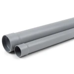 أنابيب بلاستيك UPVC ضغط 250 psi مقاس 3 إنش سمك 5.87 مم لون رمادي