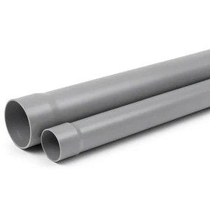 UPVC Plastic Pipe PN 250 psi Size 6 inch Thickness 11.10 mm Gray Color