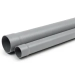 أنابيب بلاستيك UPVC ضغط 250 psi مقاس 8 إنش سمك 15.45 مم لون رمادي