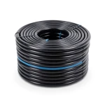 لفة أنابيب بلاستيك HDPE ضغط 16 بار، قطر خارجي 110 mm، سماكة 10 mm، لون أسود