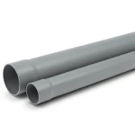 أنابيب بلاستيك UPVC ضغط 315 psi مقاس 2 إنش سماكة 4.98 ملم لون رمادي