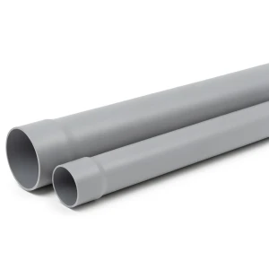 UPVC Plastic Pipe PN 315 psi Size 3 inch Thickness 7.37 mm Grey Color