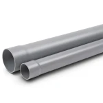 أنابيب بلاستيك UPVC ضغط 315 psi مقاس 6 إنش سماكة 13.97 مم لون رمادي