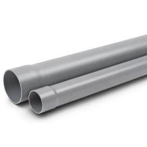 أنابيب بلاستيك UPVC ضغط 315 psi مقاس 6 إنش سماكة 13.97 مم لون رمادي