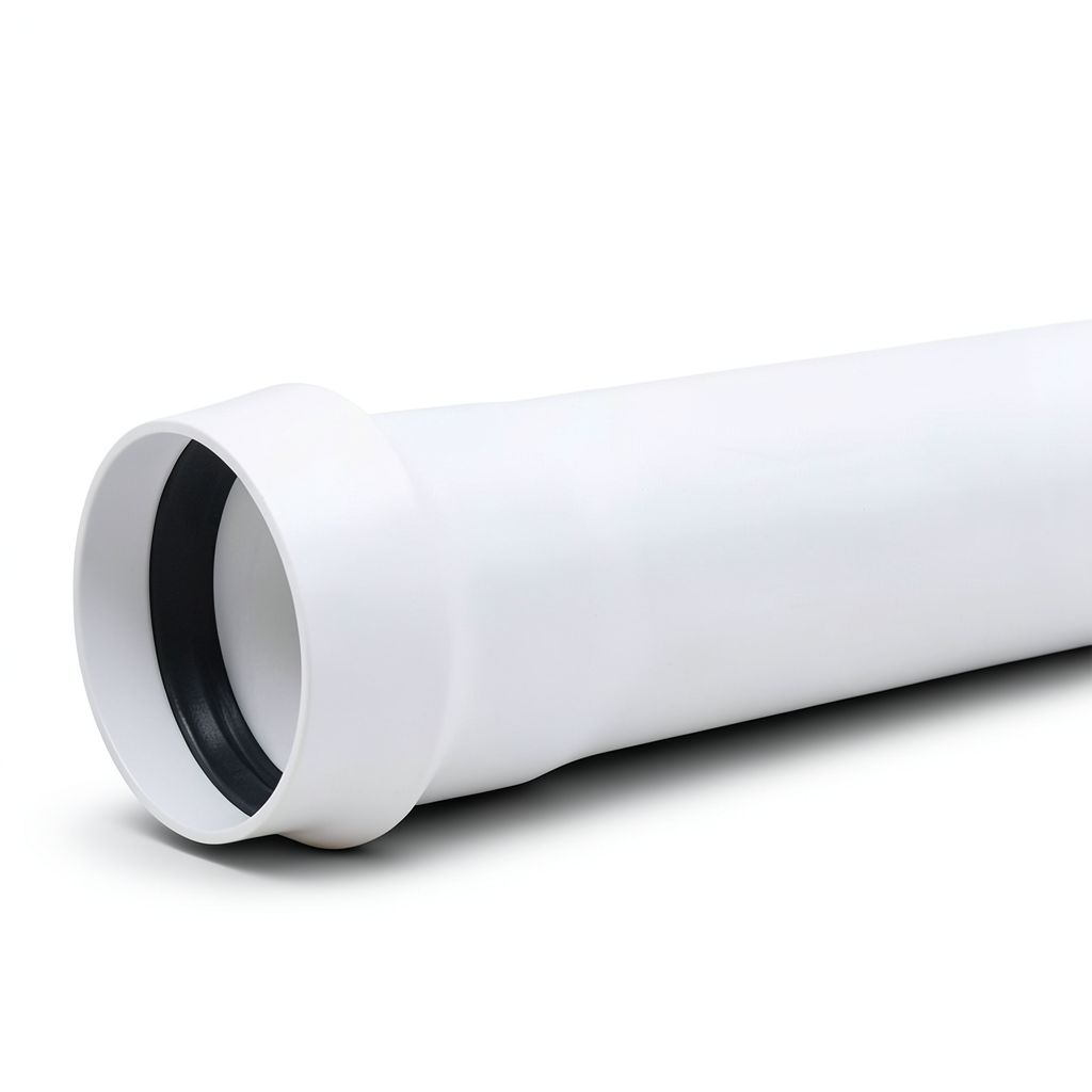 أنابيب UPVC ضغط 2 بار كلاس 1، مقاس 225 مم، سماكة 1.8 مم، لون أبيض
