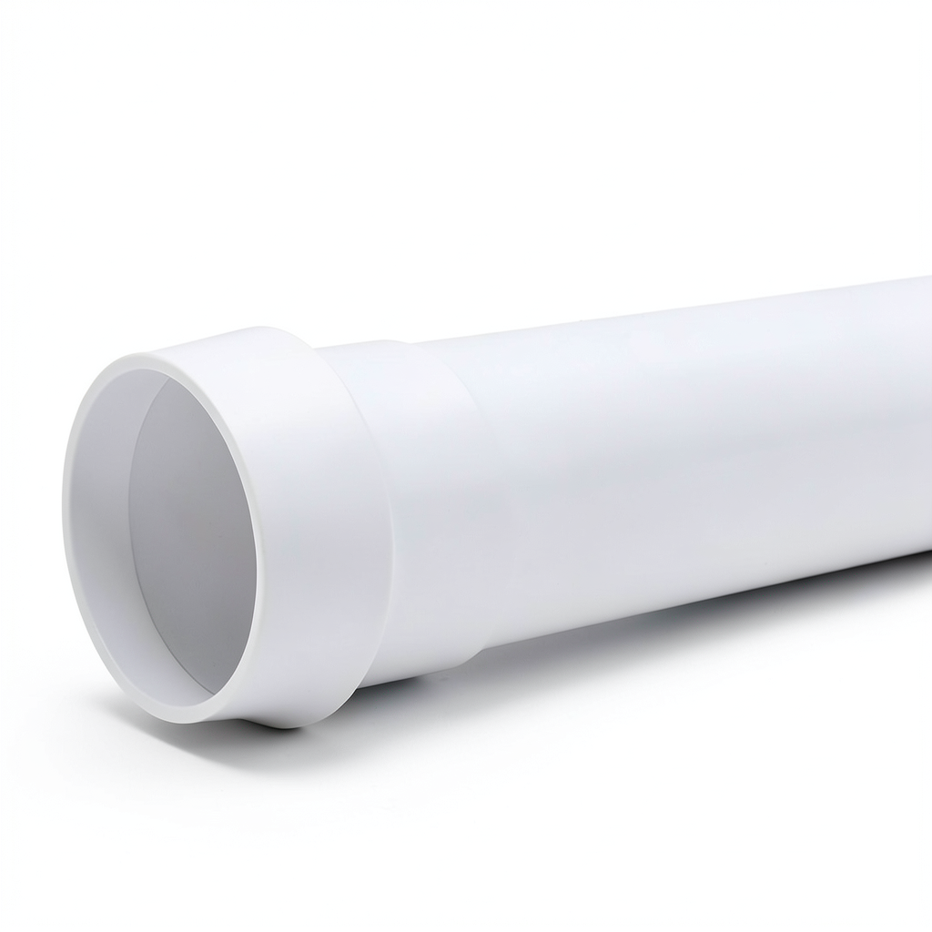 أنابيب UPVC ضغط 2 بار كلاس 1، مقاس 160 مم، سماكة 1.8 مم، لون أبيض