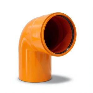 UPVC Elbow 87° Non Pressure Size 250 mm Orange | Al-Munif