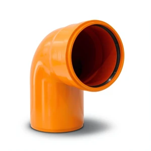 UPVC Elbow 87° Non Pressure Size 315 mm Orange | Al-Munif
