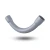 UPVC Long Bend Size 110 mm Gray - Image 1