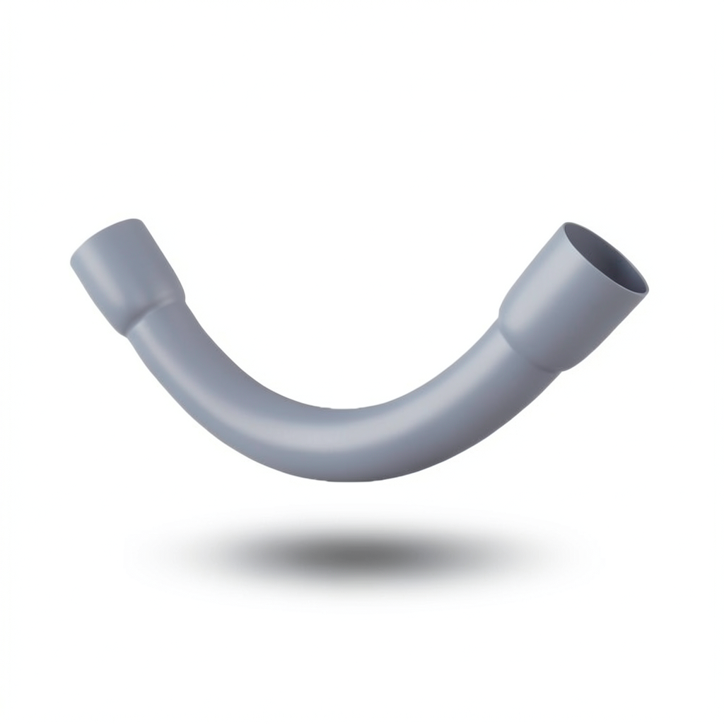 UPVC Long Bend Size 110 mm Gray