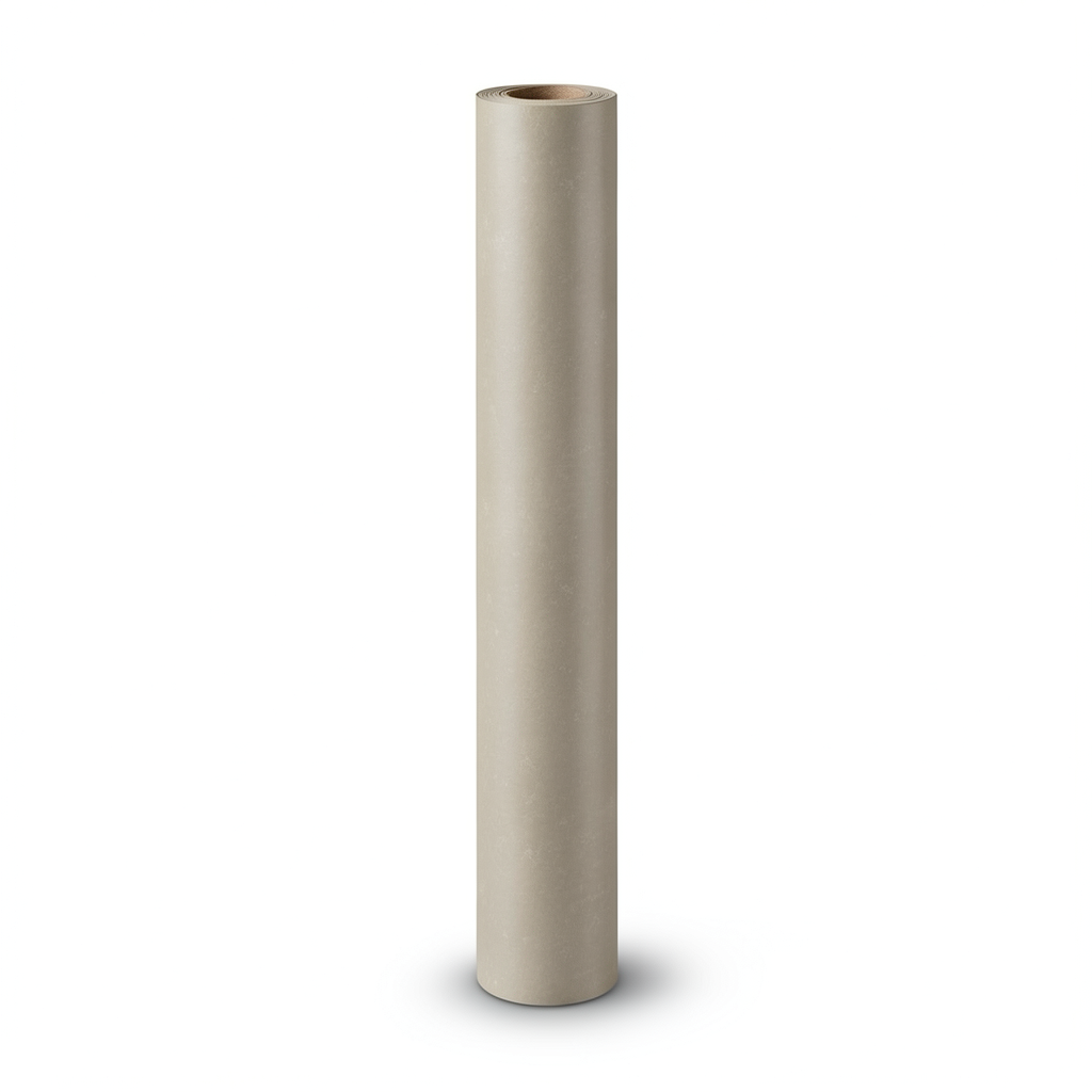 Spanish Wallpaper Dark Beige Plain Design, Size 10m x 0.53m, Model 1107-4