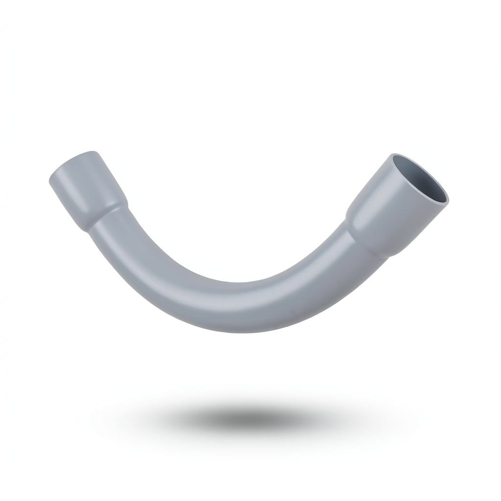 UPVC Long Bend Size 160 mm, Gray Color