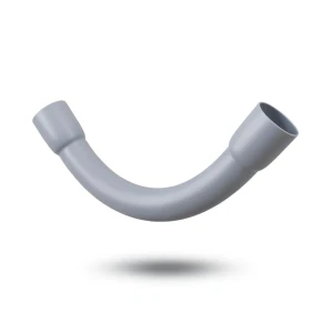 UPVC Elbow Long Bend Size 32 mm Gray