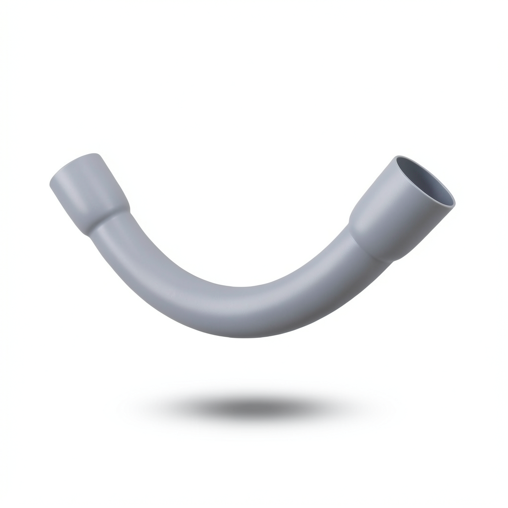 UPVC Elbow Long Bend Size 32 mm Gray