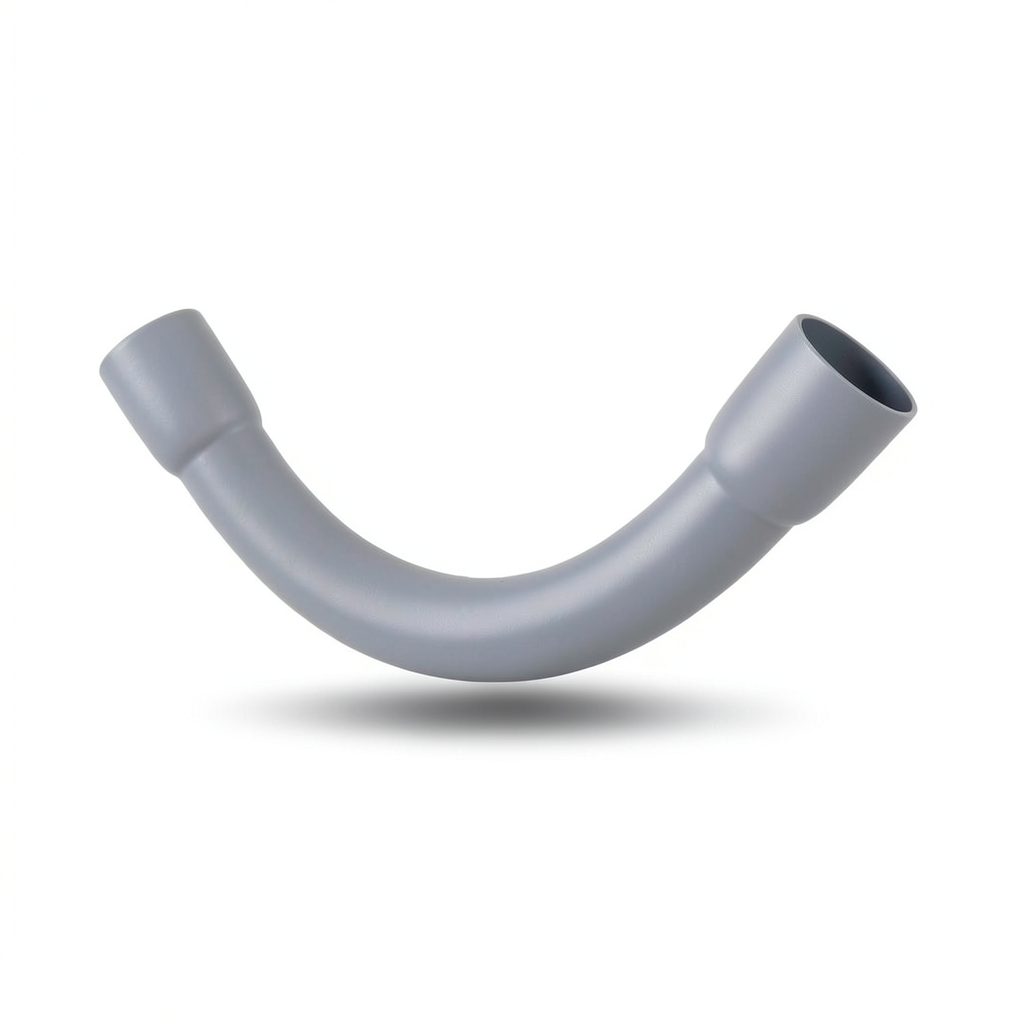 UPVC Long Bend Size 40 mm 16 Bar Gray