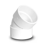 UPVC Elbow 45° 1 1/2 Inch White Color