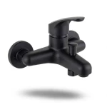 Chinese Automatic Shower Mixer Black Color