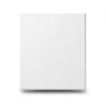 Porcelain Floor Tiles Height 10 mm, Size 60x60 cm, Matt White Color, Latemar Model