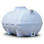 Water Tank 1500 Liter Polyethylene Horizontal, Diameter 133 cm Length 187 cm