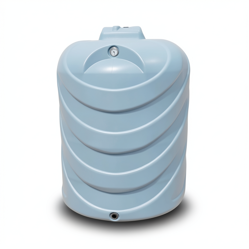 Water Tank Vertical 2500 liter Polyethylene 140 cm Diameter