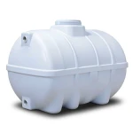 Water Tank Polyethylene Horizontal 3200 liter Capacity, 145 cm Diameter