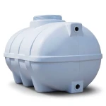 Water Tank 2000 Liter Polyethylene Horizontal, Diameter 125 cm, Length 198 cm