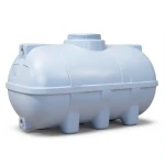 Water Tank 2000 Liter Polyethylene Horizontal, Diameter 125 cm, Length 198 cm