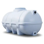 Water Tank Polyethylene Horizontal 4000 liter Capacity, 158 cm Diameter, 250 cm Length