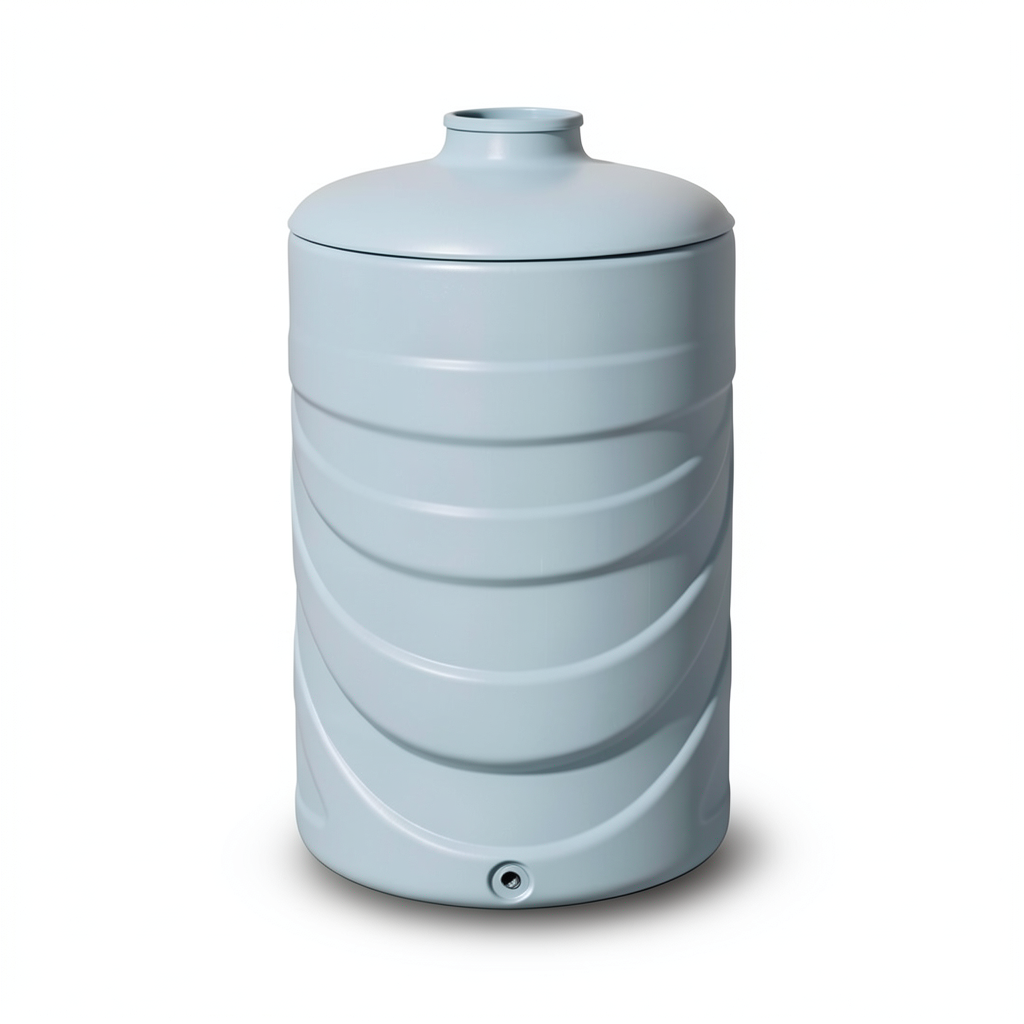 Water Tank Vertical 2500 liter Polyethylene 140 cm Diameter