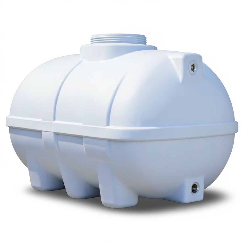 Al-Muhaidib National Polyethylene Horizontal Water Tank 2300 Liter Capacity