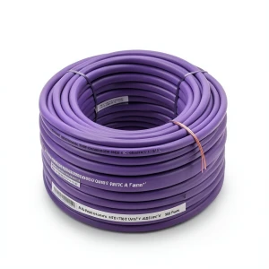 سلك نحاس مصمت مقاوم للحراره احادى النواة معزول PVC 90º مقاس 2.5 مم² 450/750 فولت طول 300 قدم بنفسجي | شركة الفنار