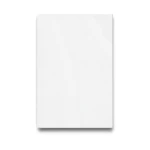 Porcelain Floor Tiles Height 10 mm, Size 60x60 cm, Matt White Color, Latemar Model