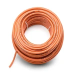 سلك نحاس مصمت مقاوم للحرارة احادى النواة PVC 90º الفنار مقاس 6 مم² 450/750 فولت طول 300 قدم برتقالي | شركة الفنار