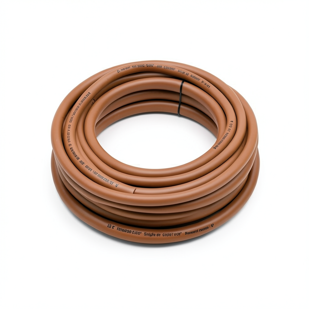 Heat Resistant Single Core Solid Copper Cable 1.5 mm² 450/750 Volt Brown PVC 90 ºC | Al Fanar