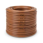 سلك نحاس مصمت مقاوم للحراره احادى النواة معزول PVC 90º مقاس 4 مم² 450/750 فولت 300 قدم بني | شركة الفنار