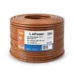 سلك نحاس مصمت مقاوم للحراره احادى النواة معزول PVC 90º 6 مم² 450/750 فولت 300 قدم بني | شركة الفنار