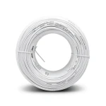 كابل نحاس مرن أحادي النواة عزل PVC 70º مقاس 4 مم² قطر 3.0 مم 450/750 فولت طول 300 قدم أبيض | شركة الفنار