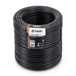 سلك نحاس مصمت احادى النواة معزول PVC 70º 2.5 مم² 450/750 فولت 300 قدم أسود | شركة الفنار