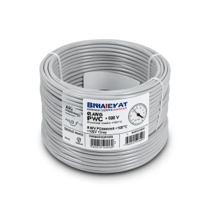 8 AWG Stranded Copper Electric Wire 600 V PVC Insulation +105°C Gray | Asharqiyah Cables Company for Industry
