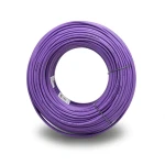 سلك نحاس مصمت مقاوم للحراره احادى النواة معزول PVC 90º مقاس 2.5 مم² 450/750 فولت طول 300 قدم بنفسجي | شركة الفنار