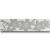 Ceramic Wall Tile 20x5 cm, Bloom Grey, Rectangular - Image 1